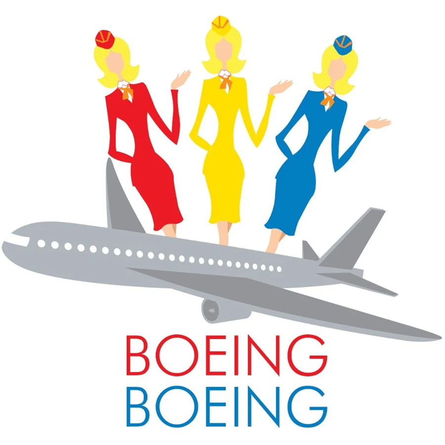 Boeing Boeing show artwork